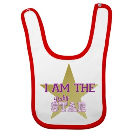 Bavaglino neonata i am the baby star Per la famiglia