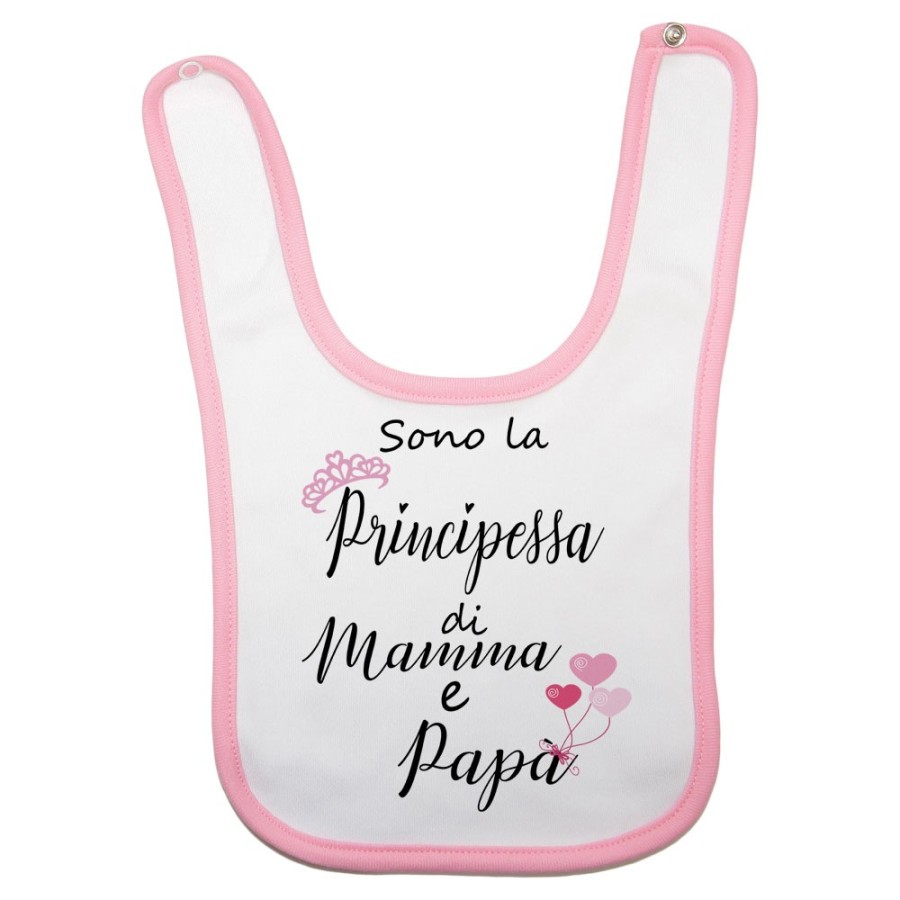 Bavaglino neonata sono la principessa di mamma e papà Per la famiglia