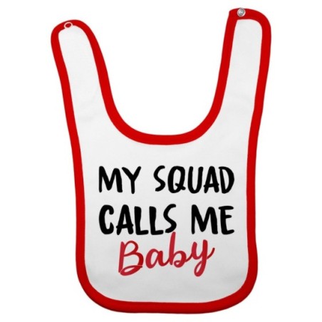 Bavaglino neonato my squad calls me baby Per la famiglia