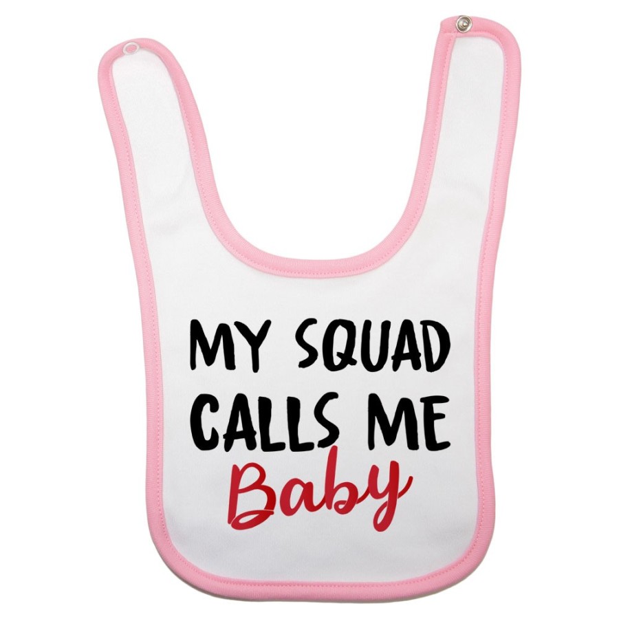 Bavaglino neonato my squad calls me baby Per la famiglia