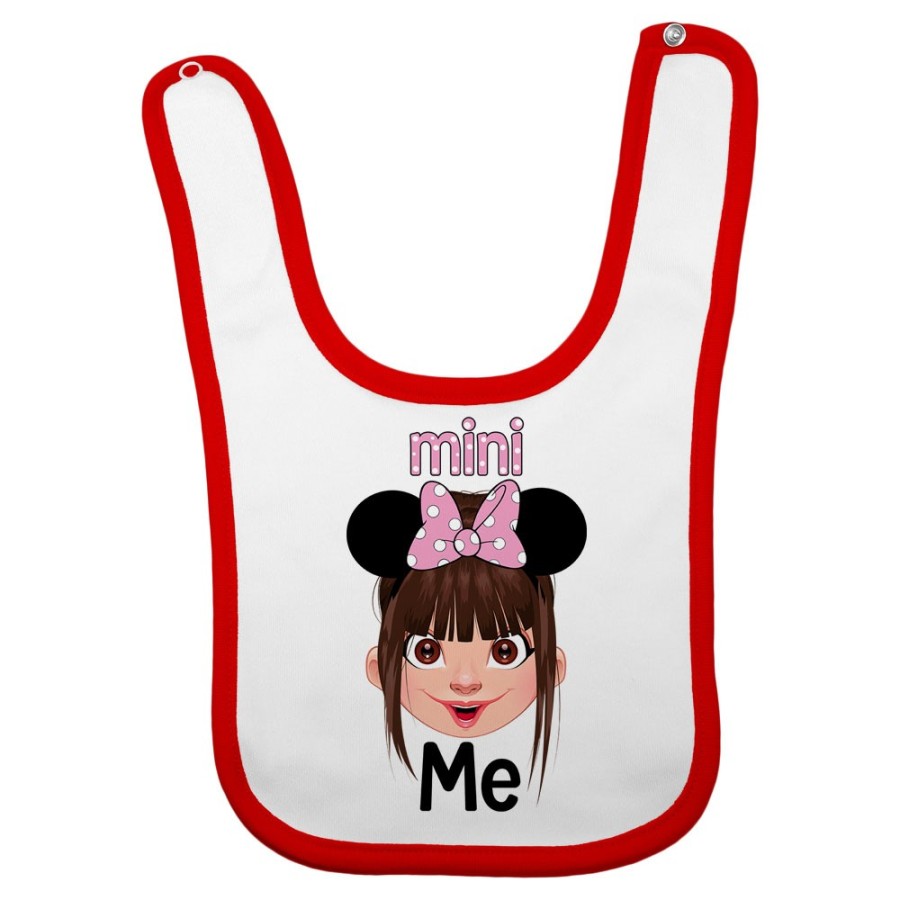 Bavaglino neonata mini me minnie mouse Per la famiglia