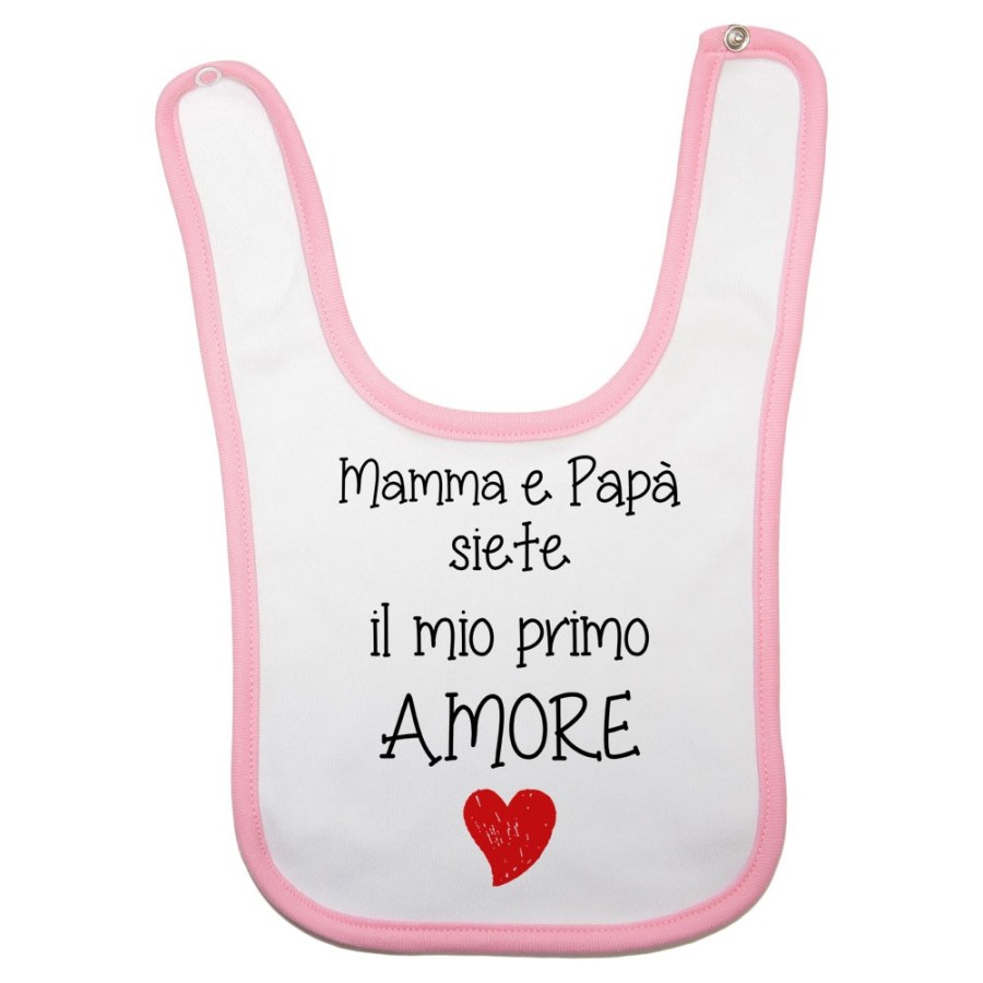 Bavaglino neonato mamma e papà siete il mio primo amore Per la famiglia