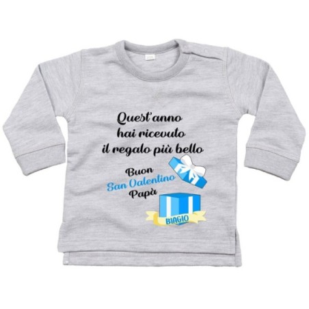 Felpa neonato quest'anno hai ricevuto il regalo più bello...