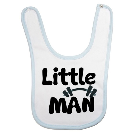 Bavaglino neonato little man little lady Per la famiglia