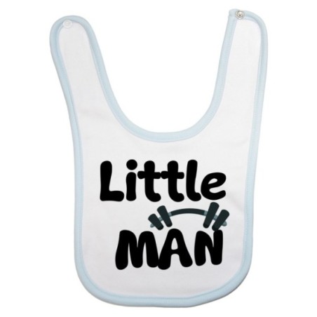 Bavaglino neonato little man little lady