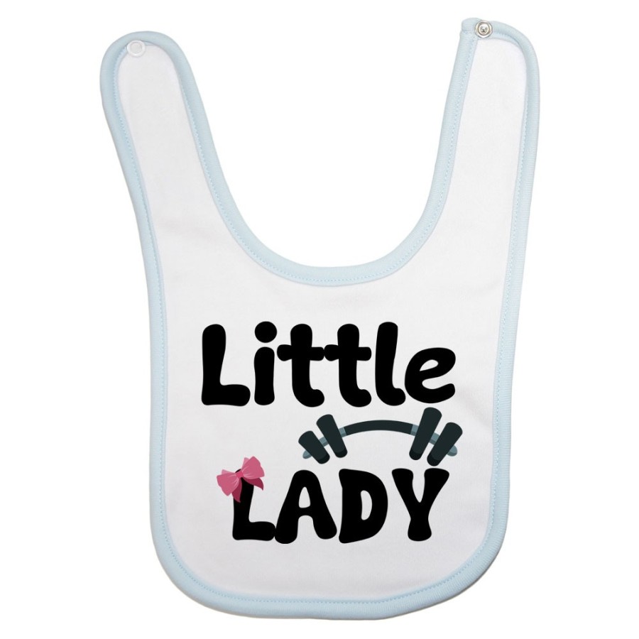 Bavaglino neonato little man little lady Per la famiglia