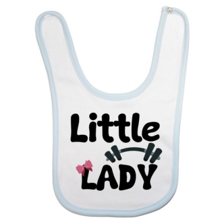Bavaglino neonato little man little lady Per la famiglia