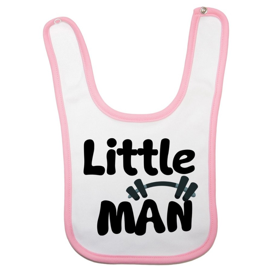 Bavaglino neonato little man little lady Per la famiglia