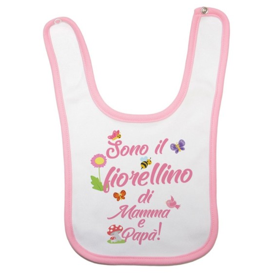 Bavaglino neonato sono il fiorellino di mamma e papà Per la famiglia