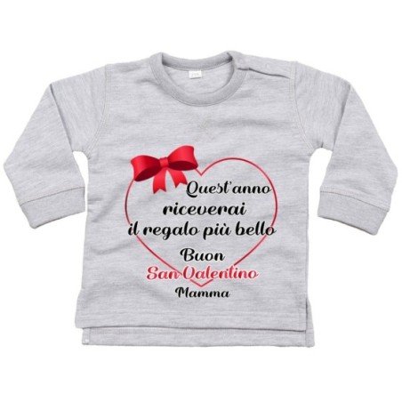 Felpa neonato quest'anno riceverai il regalo più bello...