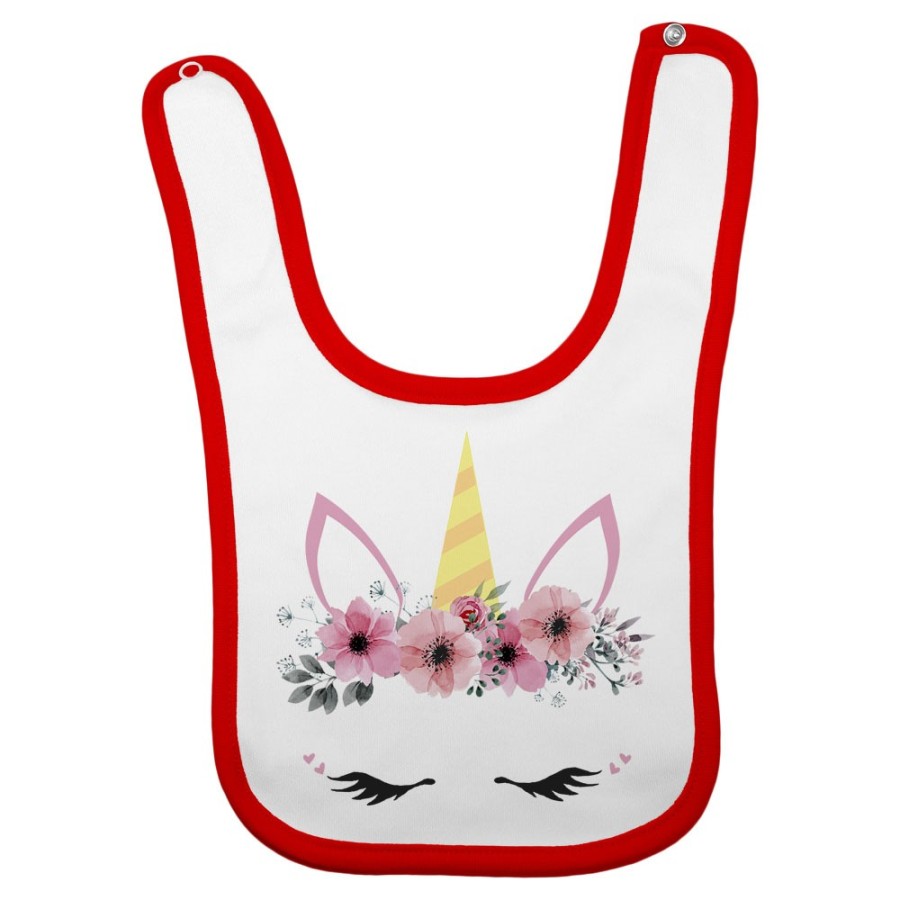 Bavaglino neonata colorful unicorn Per la famiglia