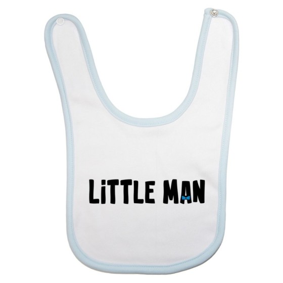 Bavaglino neonato little lady little man Per la famiglia