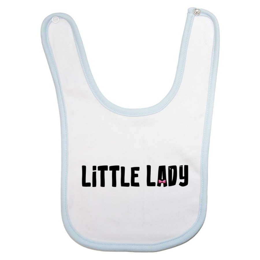 Bavaglino neonato little lady little man Per la famiglia