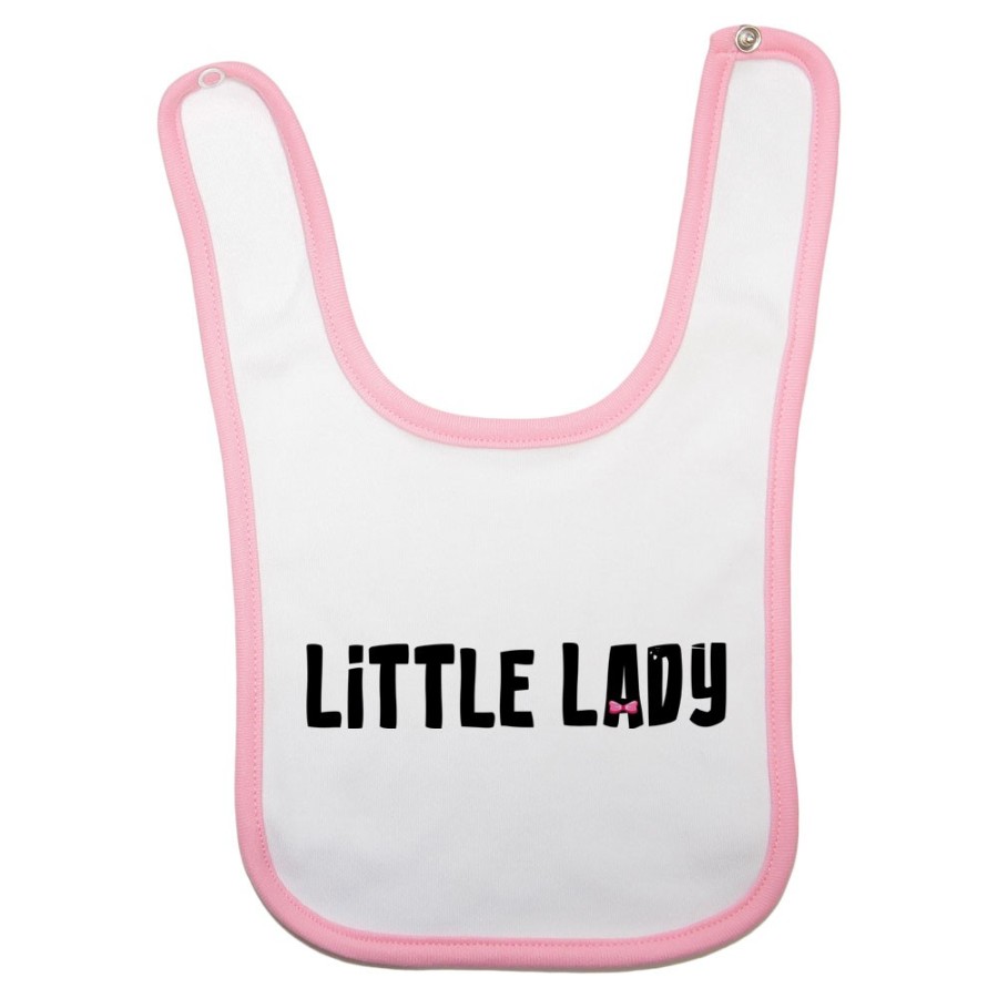 Bavaglino neonato little lady little man Per la famiglia