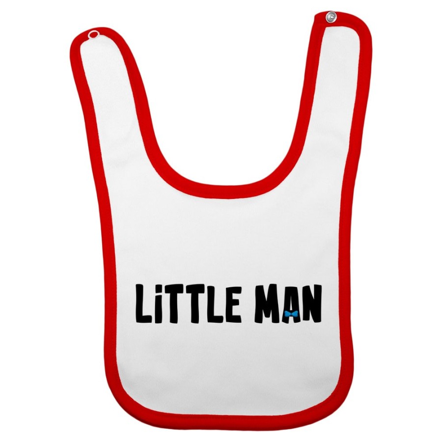 Bavaglino neonato little lady little man Per la famiglia