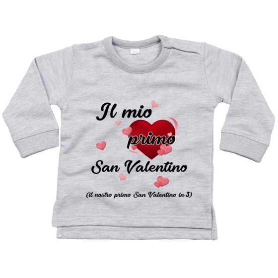 Felpa neonato il mio primo san valentino Love