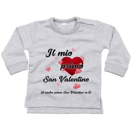 Felpa neonato il mio primo san valentino