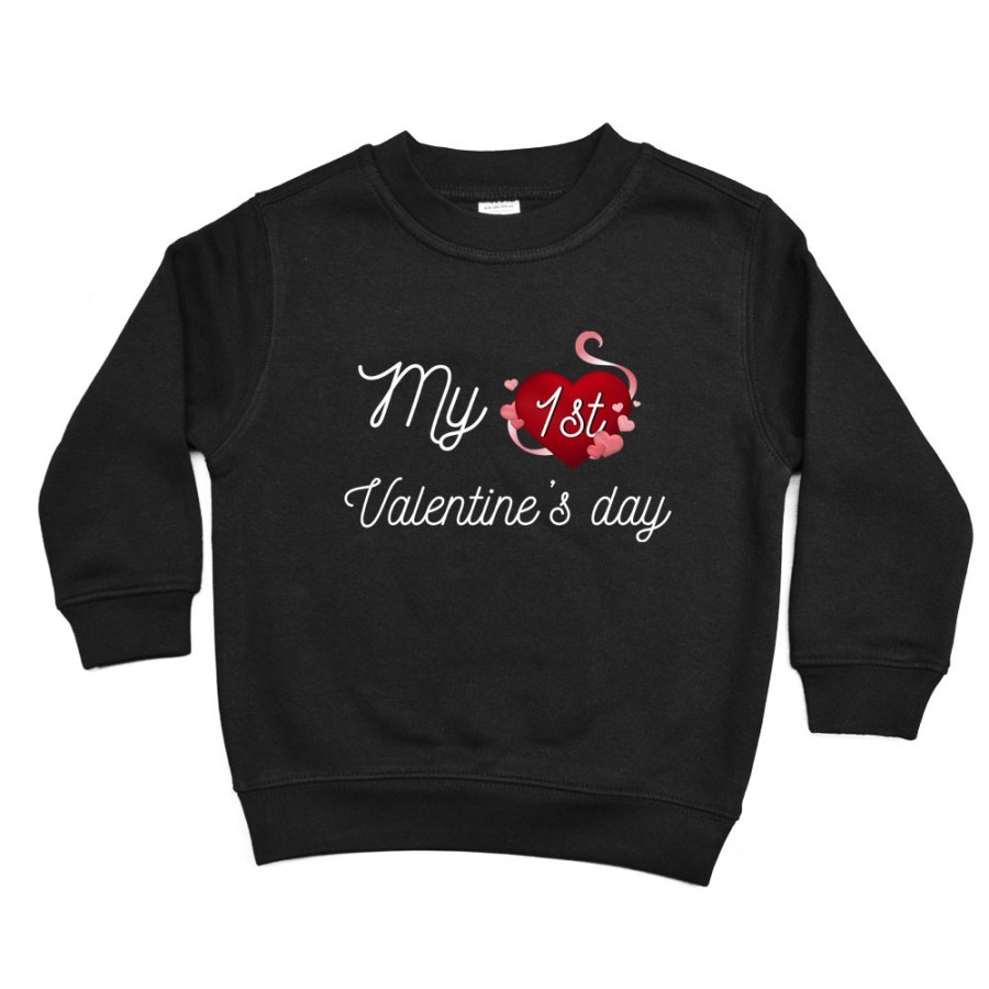 Felpa bambino my first valentine's day Love