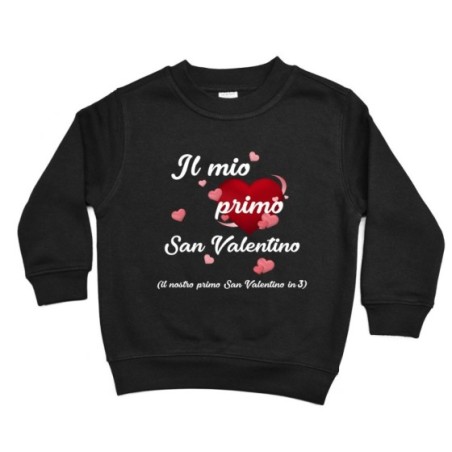 Felpa bambino il mio primo san valentino Love