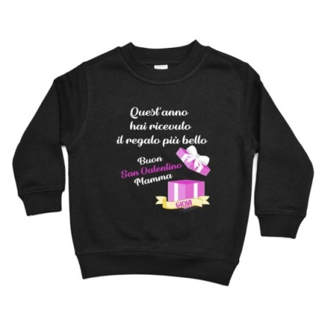 Felpa bambino quest'anno hai ricevuto il regalo più bello...