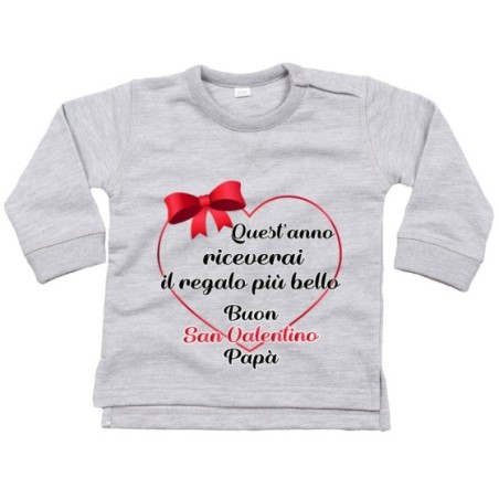Felpa neonato quest'anno riceverai il regalo più bello...
