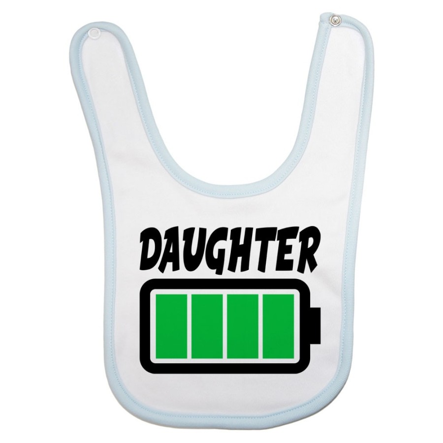 Bavaglino neonato super charged son super charged daughter Per la famiglia