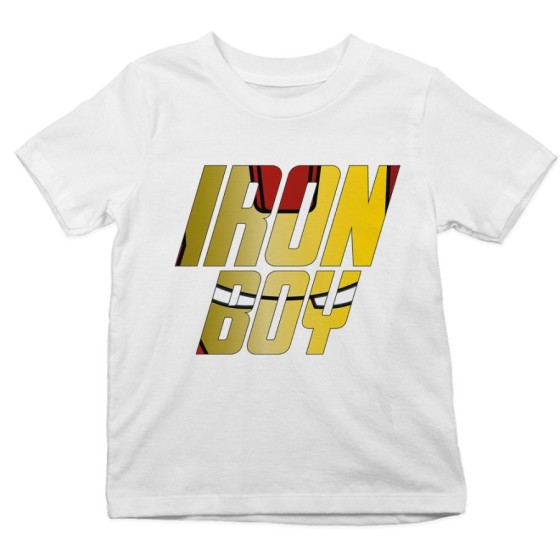 T-shirt bambino iron boy sign Per la famiglia