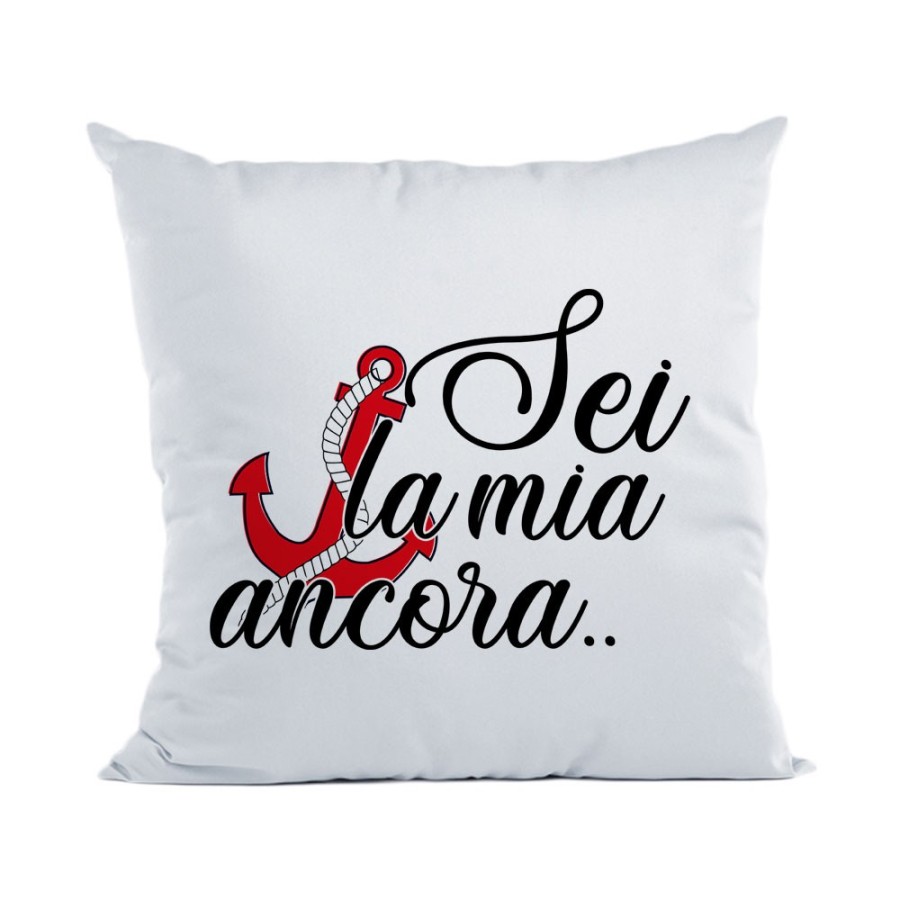 Cuscino personalizzabile con nome sei la mia ancora Love