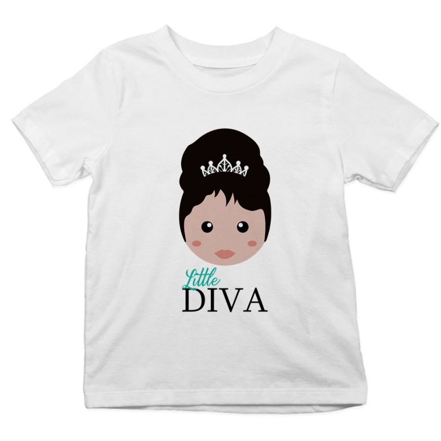T-shirt bambino little diva Per la famiglia