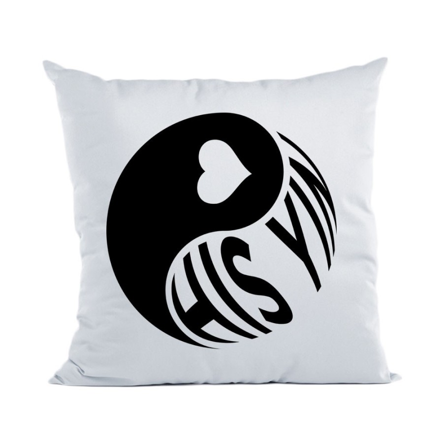 Cuscino personalizzabile con nome his yin Love
