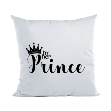 Cuscino personalizzabile con nome i'm her prince