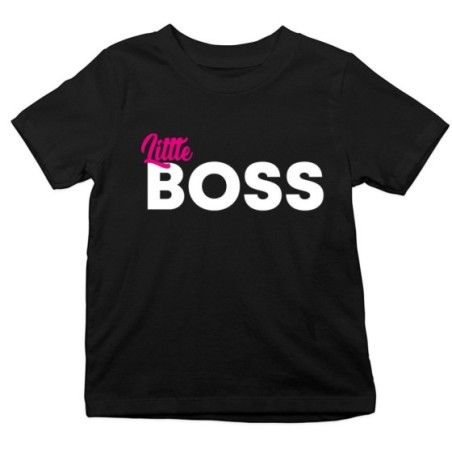 T-shirt bambino little boss Per la famiglia