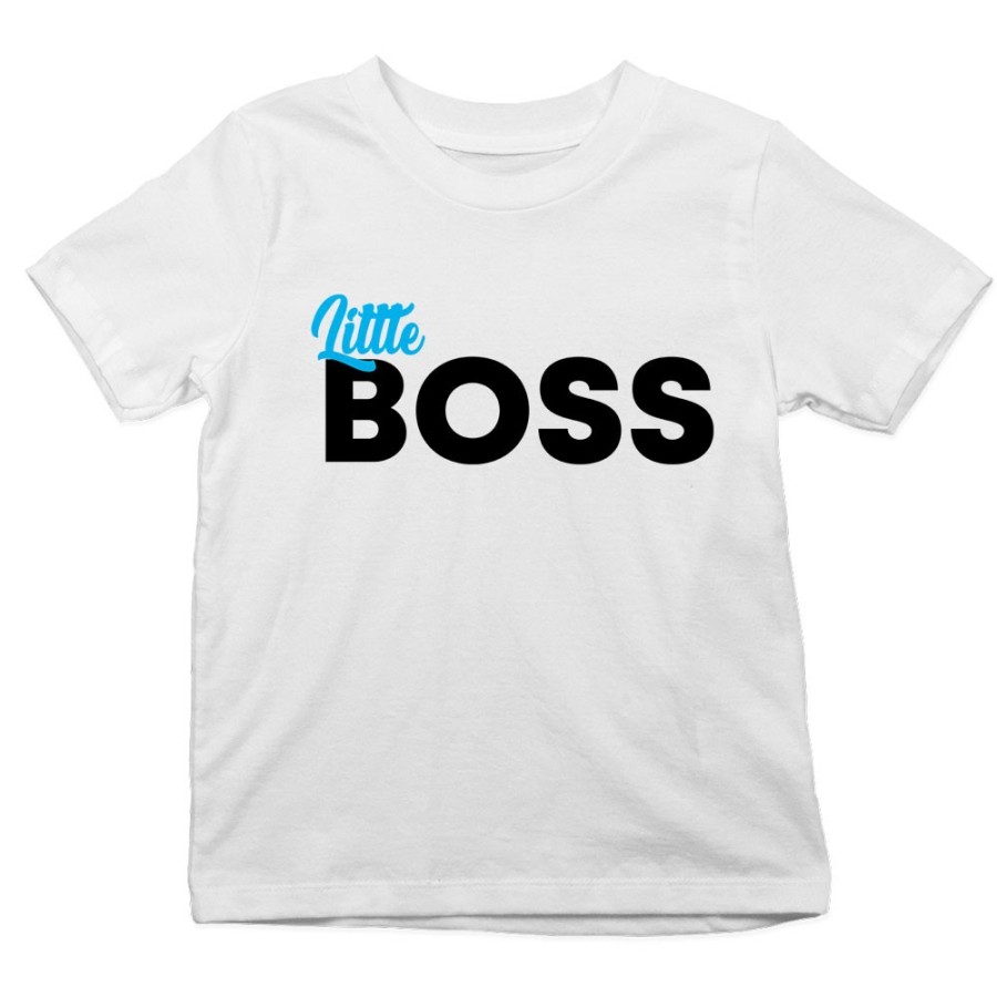 T-shirt bambino little boss Per la famiglia