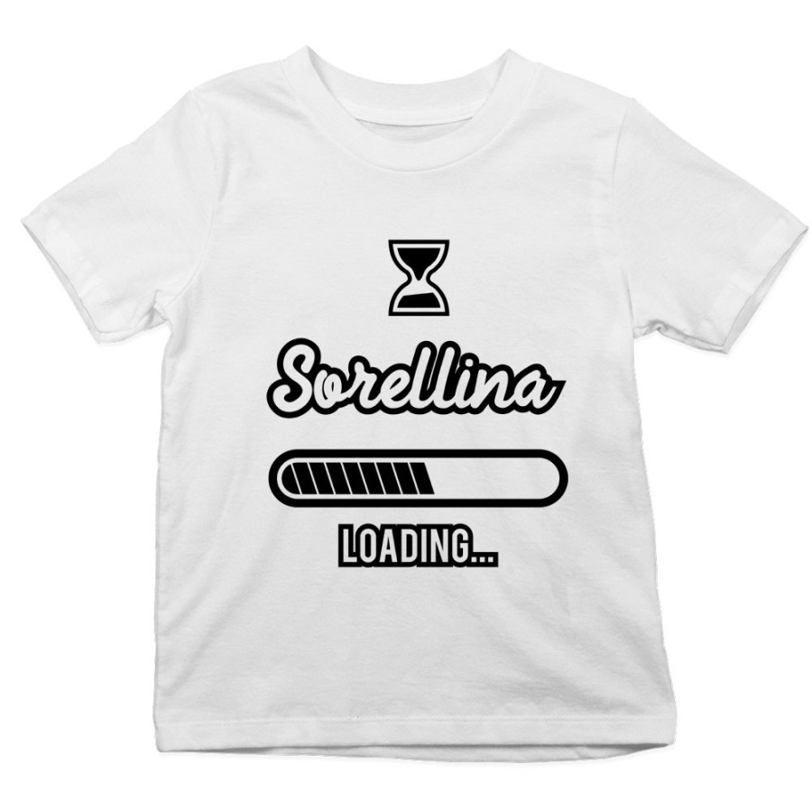 T-shirt bambino fratellino sorellina loading Per la famiglia