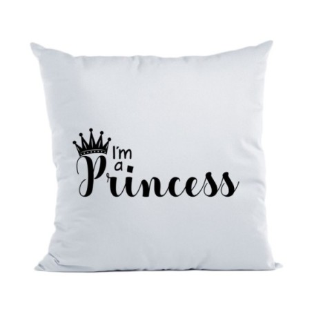 Cuscino personalizzabile con nome i'm a princess