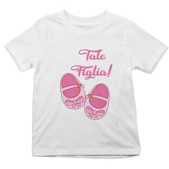 Tshirt bambina tale figlia con scarpine di danza Per la famiglia