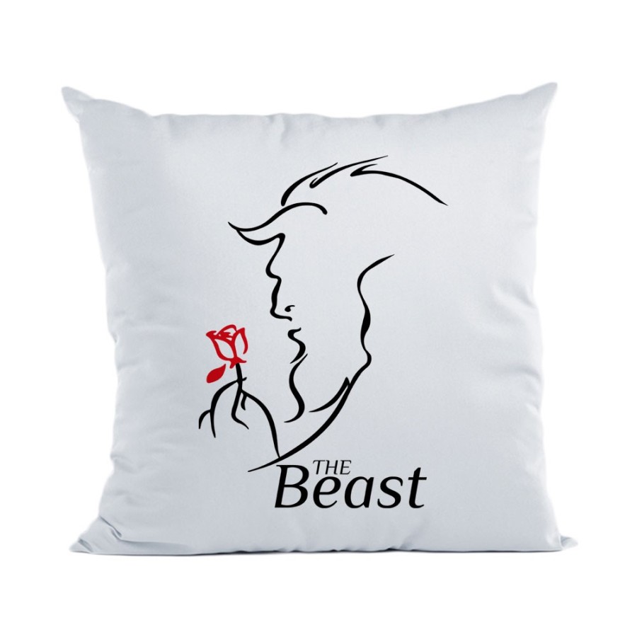 Cuscino personalizzabile con nome the beast Love