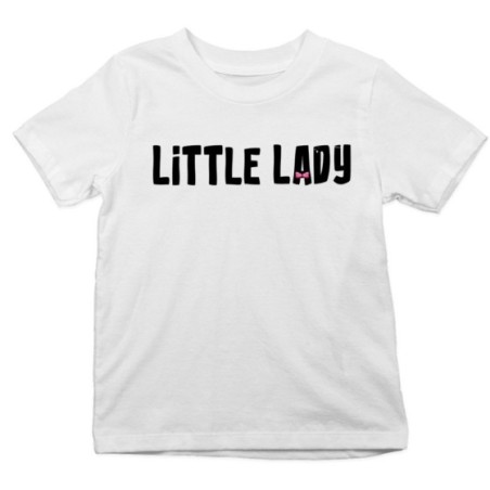 T-shirt bambino little lady little man Per la famiglia