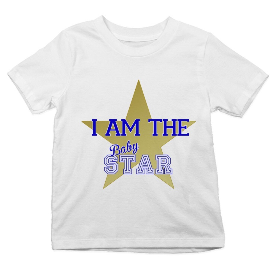 T-shirt bambina i am the baby star Per la famiglia