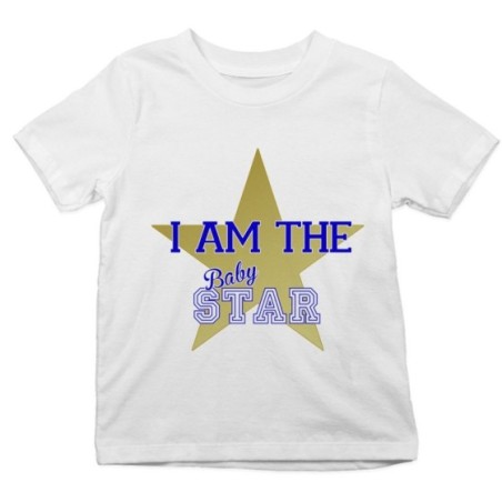 T-shirt bambina i am the baby star