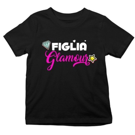 T-shirt bambina figlia glamour