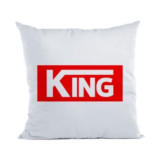 Cuscino personalizzabile con nome v king Love