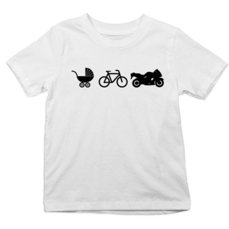 T-shirt bambino dal carrozzino alla moto Per la famiglia