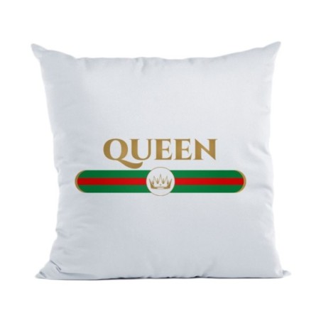 Cuscino personalizzabile con nome queen brand di lusso