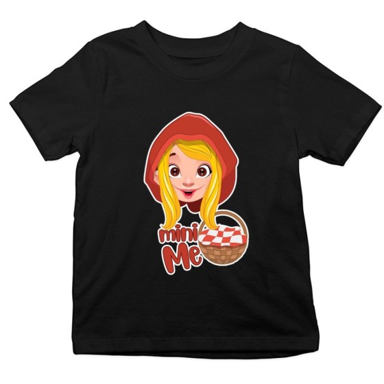 T-shirt bambina mini me cappuccetto rosso  Per la famiglia