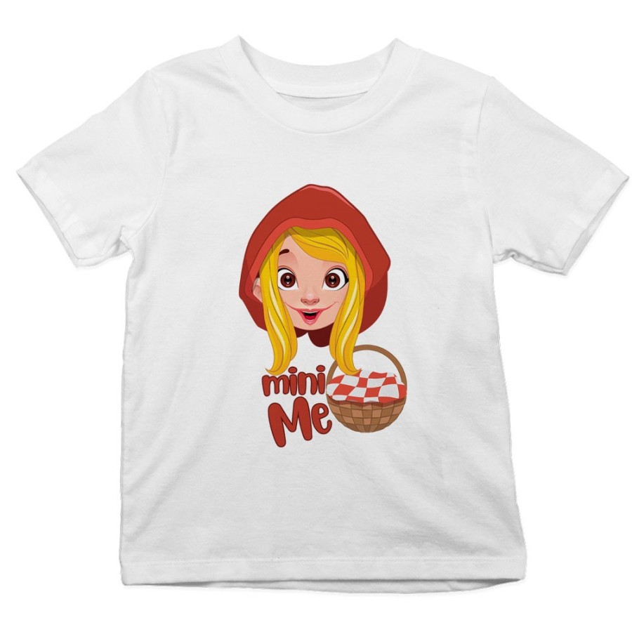 T-shirt bambina mini me cappuccetto rosso  Per la famiglia