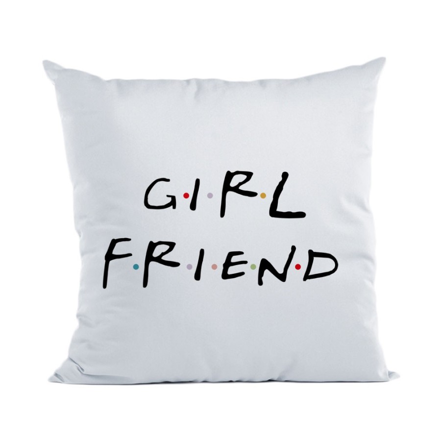 Cuscino personalizzabile con nome girl friend friends Love