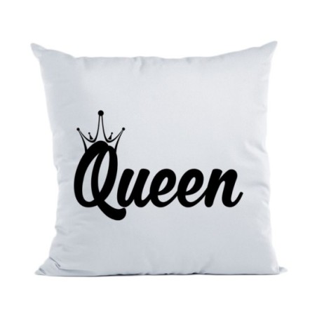 Cuscino personalizzabile con nome queen con corona