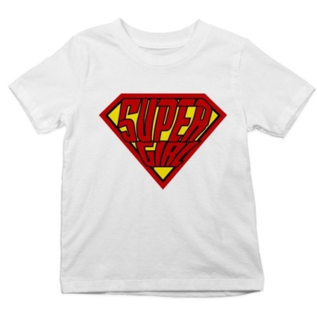 T-shirt bambino super boy super girl Per la famiglia