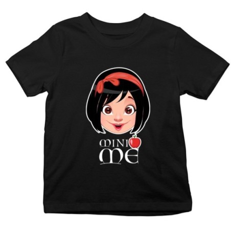 T-shirt bambina mini me biancaneve 